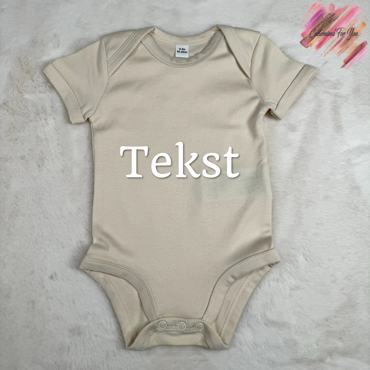 Baby Bodysuit/Romper - Beige