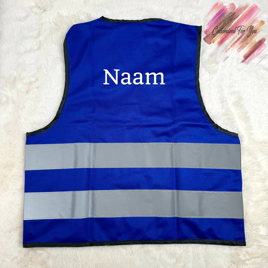 Kinder fluovestje - Blauw