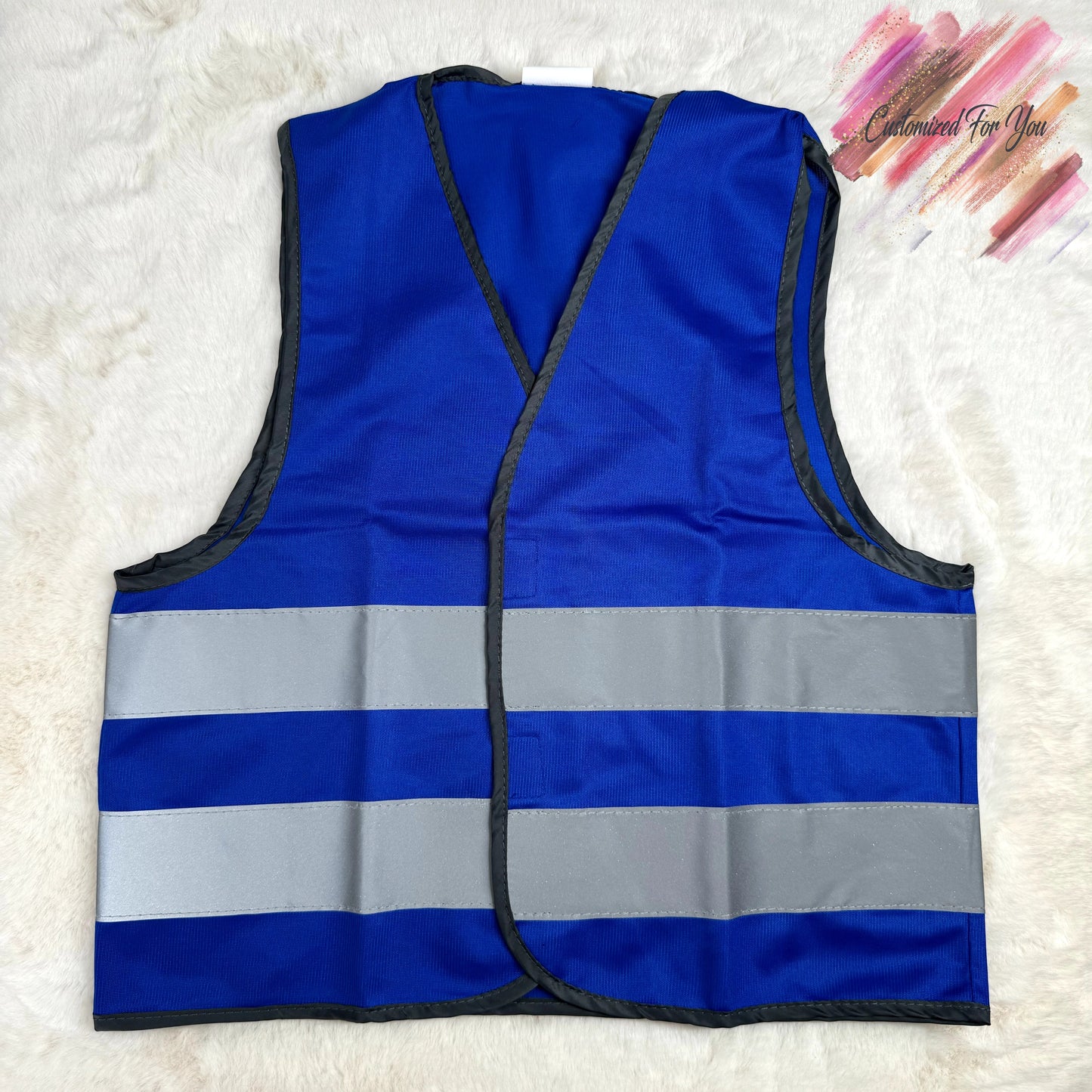 Kinder fluovestje - Blauw