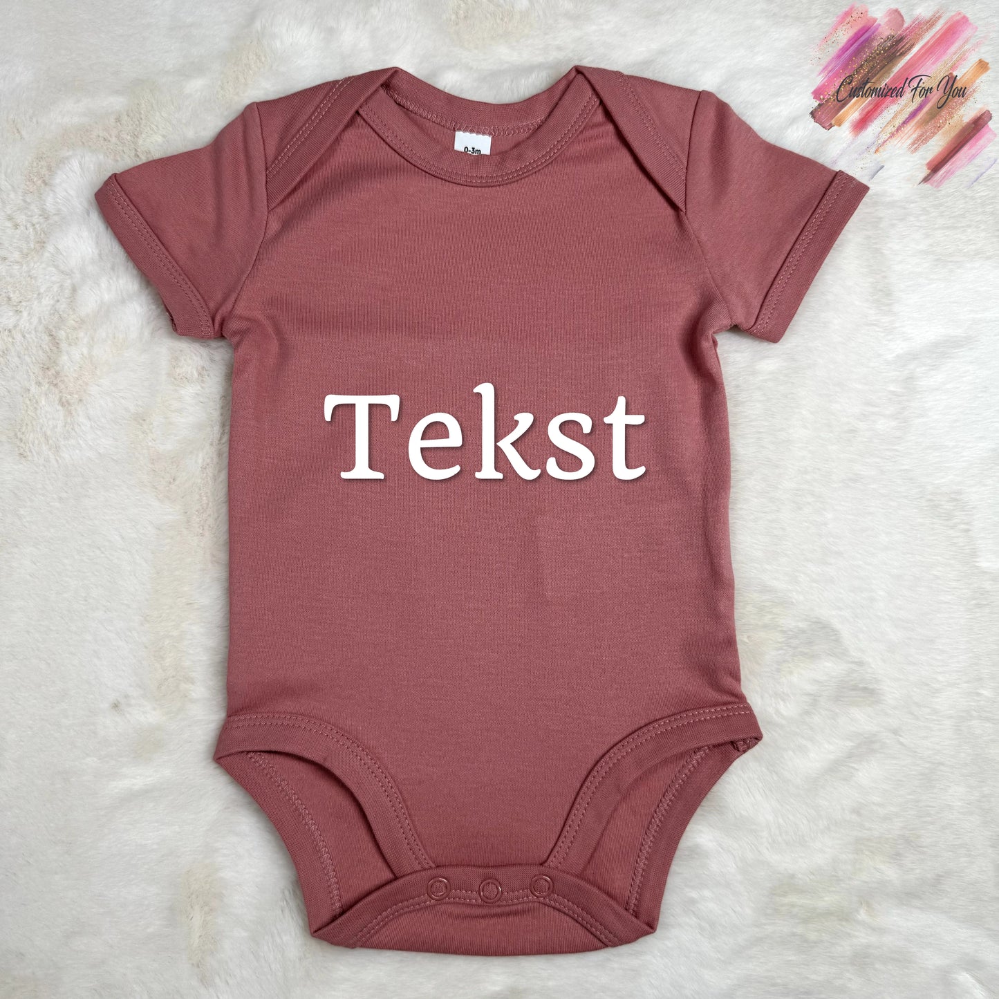 Baby Bodysuit/Romper - Oud Roze