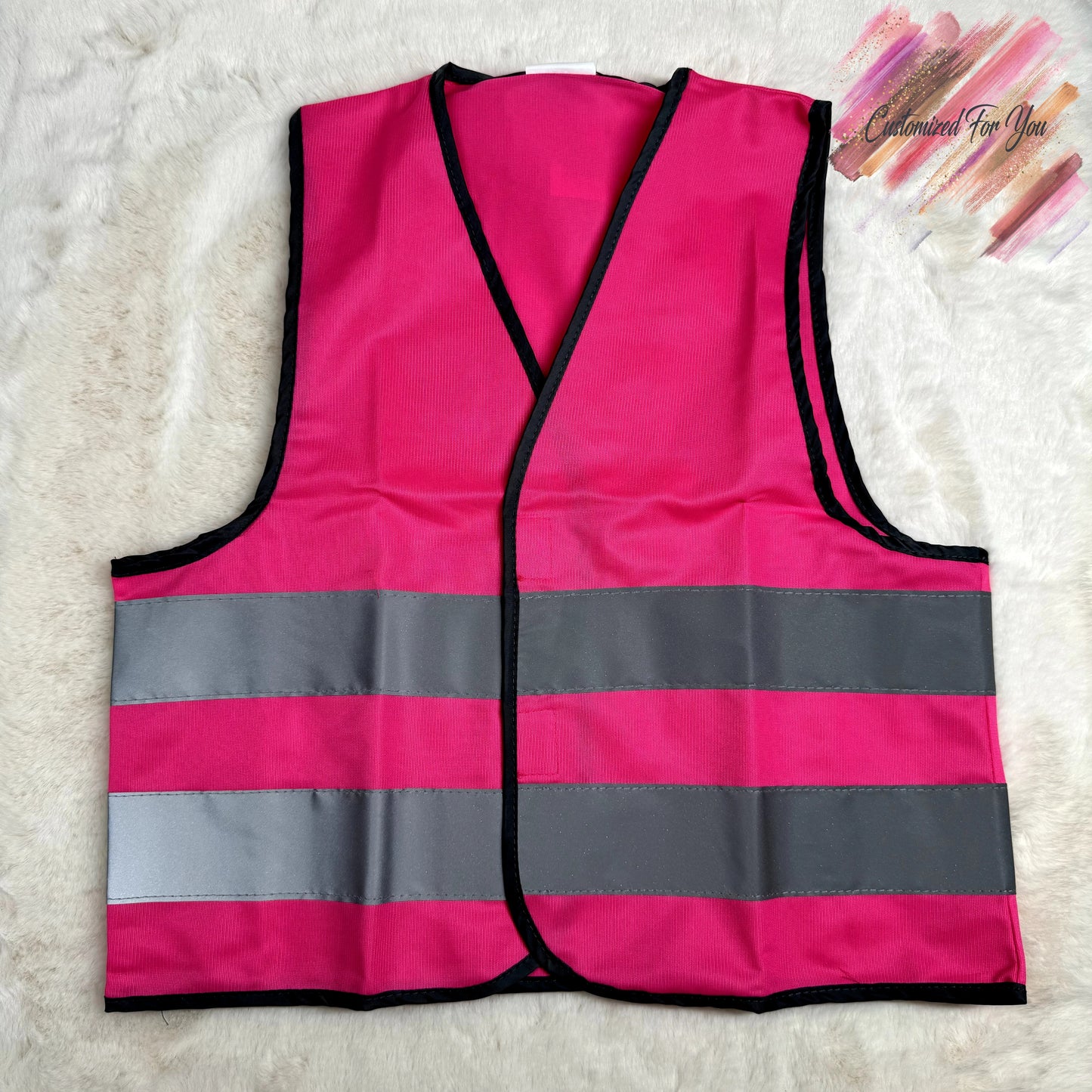 Kinder fluovestje - Roze