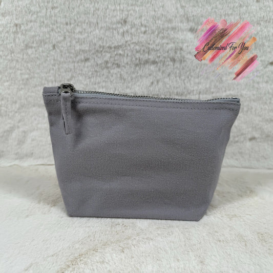 Toillettas katoen - Klein - Grijs