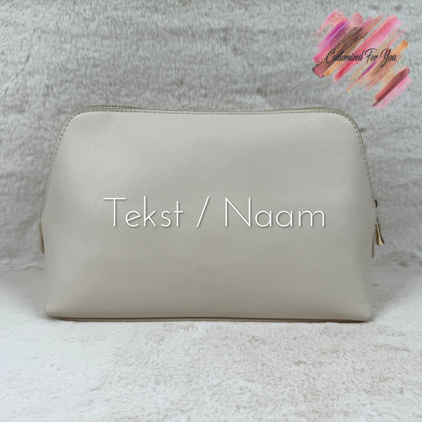 Toilettas - Gebroken Wit