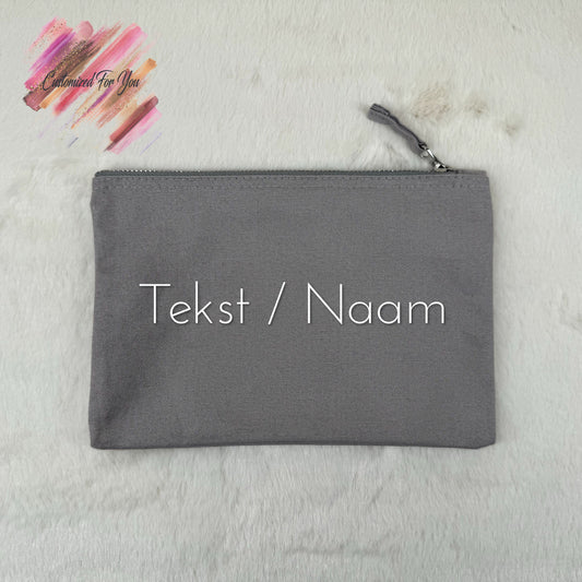 Etui katoen Middel - Grijs