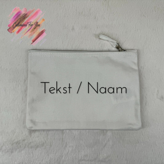 Etui katoen Middel - Wit