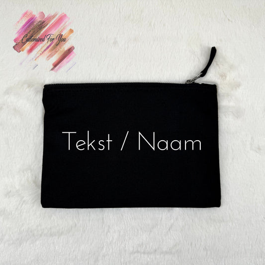 Etui katoen Middel - Zwart