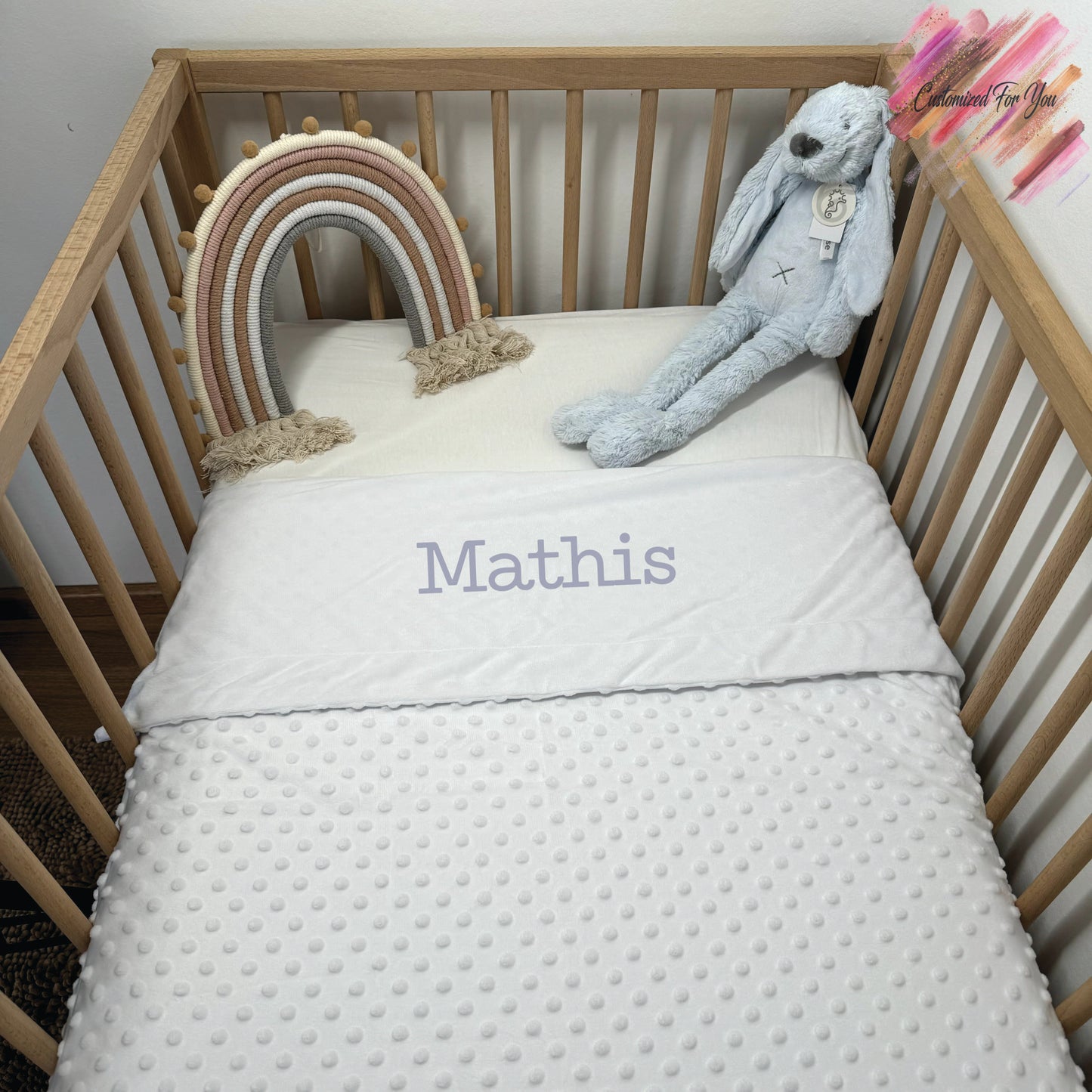 Babydeken bubbel - Wit